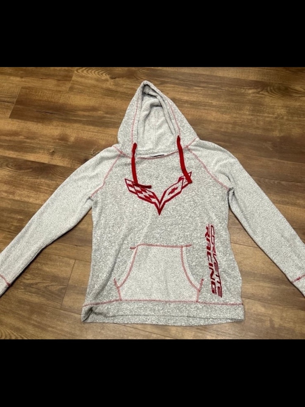 Women's Gray Corvette Hoodie